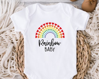 Rainbow Baby bodysuit, After every storm, Miscarriage, Birth pregnancy announcement, IVF IUI infertility, Outfit, one piece, Shower gift