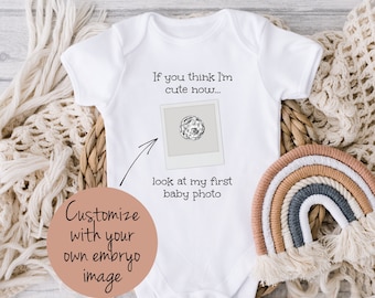 IVF bodysuit clothes outfit, IVF birth announcement, IVF baby mom gift, Baby one piece romper, Little embryo that could, Personalized ivf
