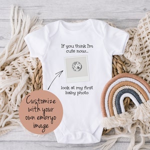 IVF bodysuit clothes outfit, IVF birth announcement, IVF baby mom gift, Baby one piece romper, Little embryo that could, Personalized ivf