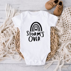 Rainbow Baby bodysuit, After every storm, Worth wait, Miscarriage, Gift, Birth pregnancy announcement, IVF IUI infertility, Outfit, Shower