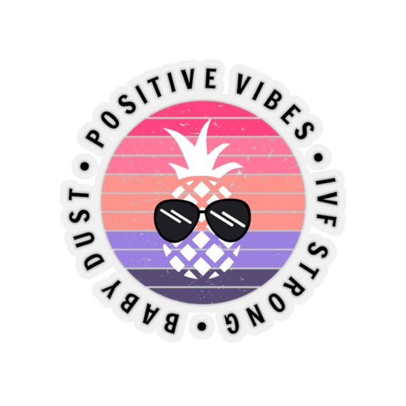 IVF sticker, IVF decal, IVF planner journal, Infertility sticker, ivf gift, ivf pineapple, ivf strong