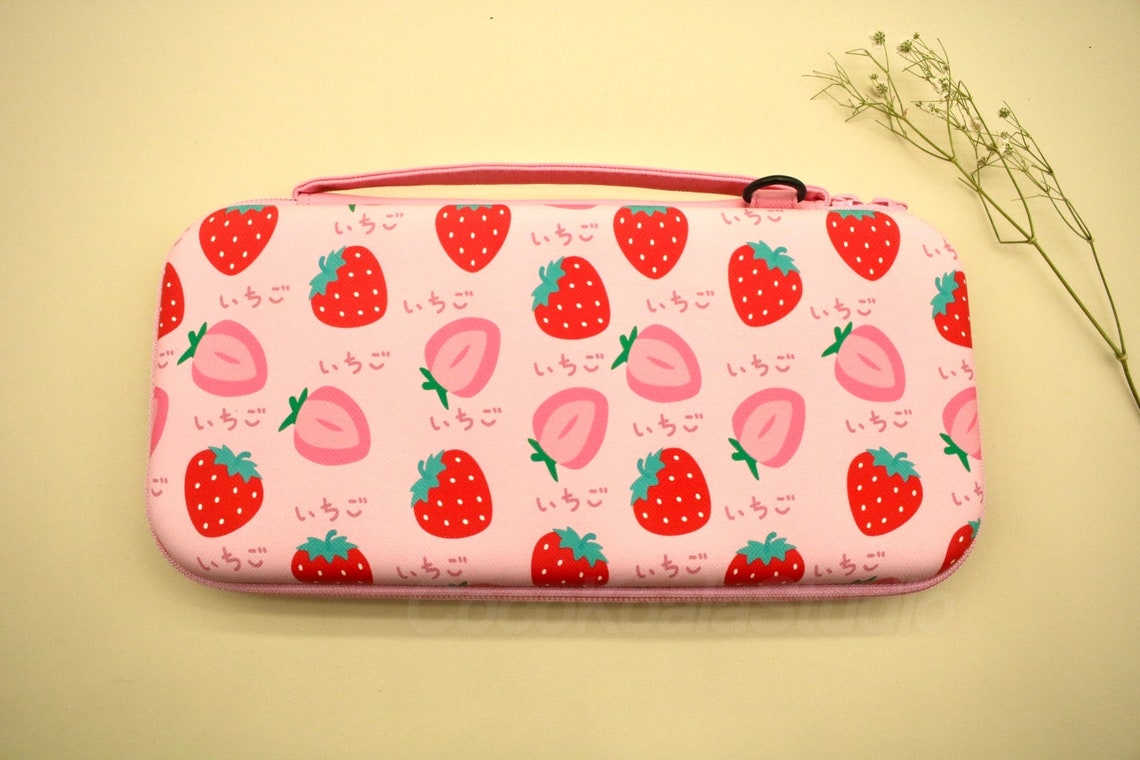 Nintendo Switch Case Strawberry Carrying Case Switch | Etsy