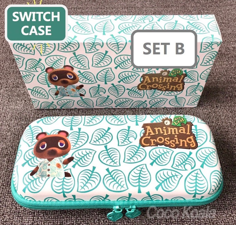 Animal Crossing Switch Case Tom Nook Switch Travel Carrying Etsy