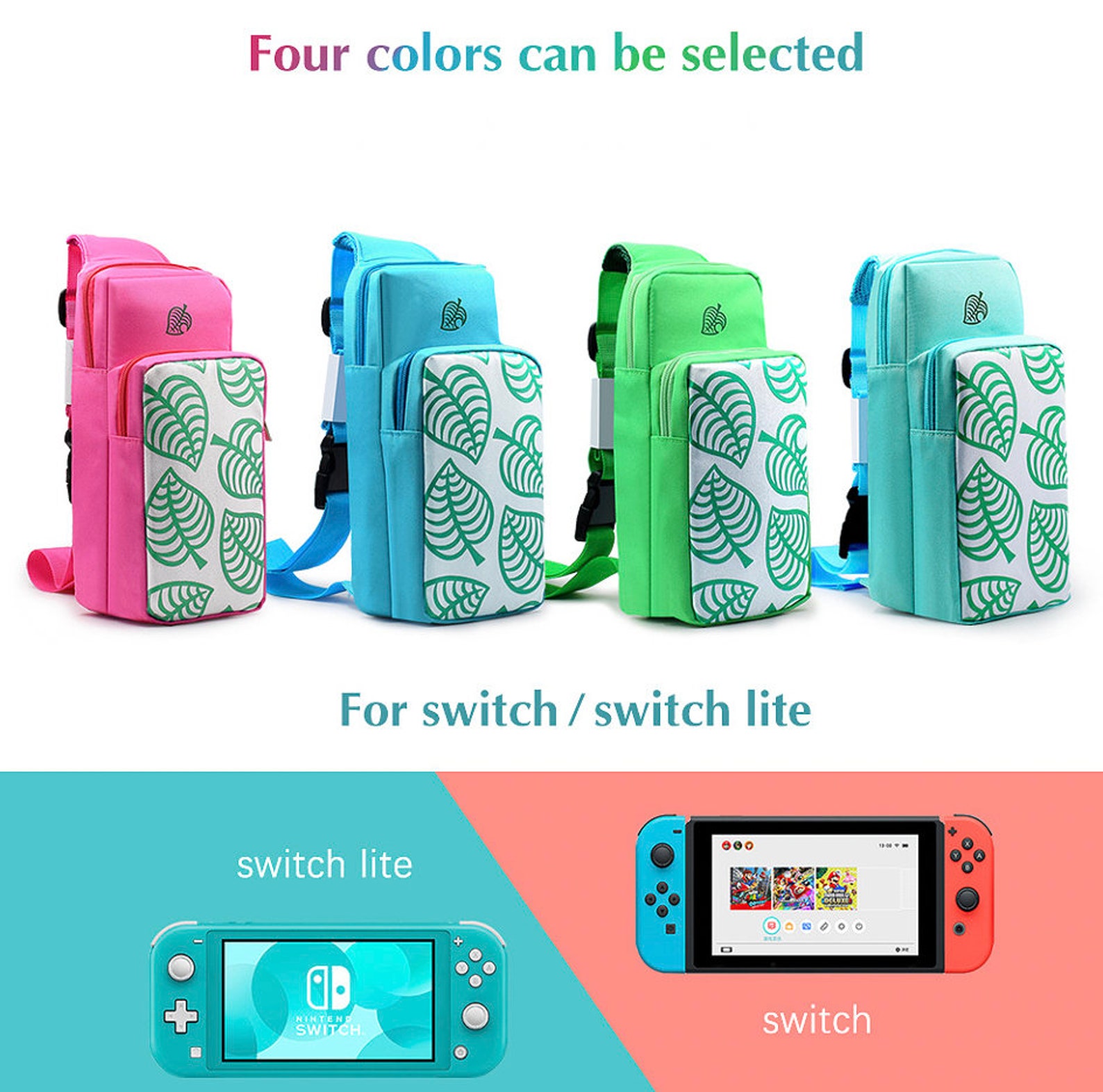 Nintendo Switch Bag Animal Crossing Switch Carrying Case Etsy