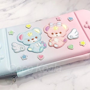 Nintendo Switch Case Pink Blue Cat Paw Carrying Case Etsy Nintendo Switch Case Pink Blue Cat Paw Carrying Case Etsy