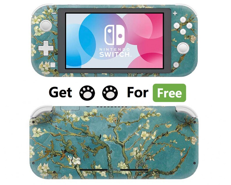 Nintendo Switch Lite Skin Oil Painting Style Floral Etsy