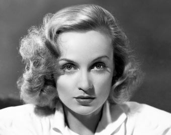 Carole Lombard Portrait 1938 LIFE Magazine Cover Retro Home Decor Vintage 1930s Old Hollywood Nostalgia