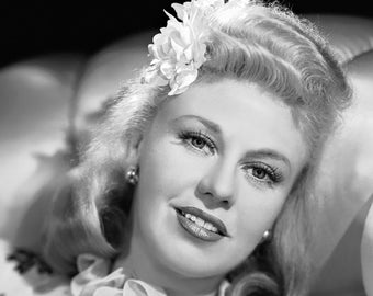 Ginger Rogers Monochrome Photo Print 15 (A4 Size - 210 x 297mm - 8.5" x 11.75")