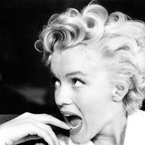 Marilyn Monroe Monochrome Photo Print 22 A4 Size 210 X - Etsy