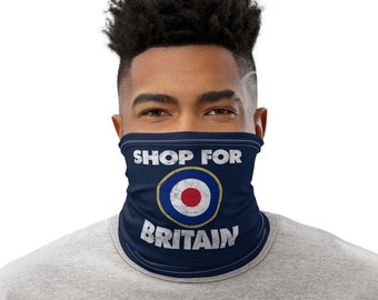 Shop For Britain Unisex Neck Gaiter/Face Covering/Face Mask/Snood/Neck Warmer