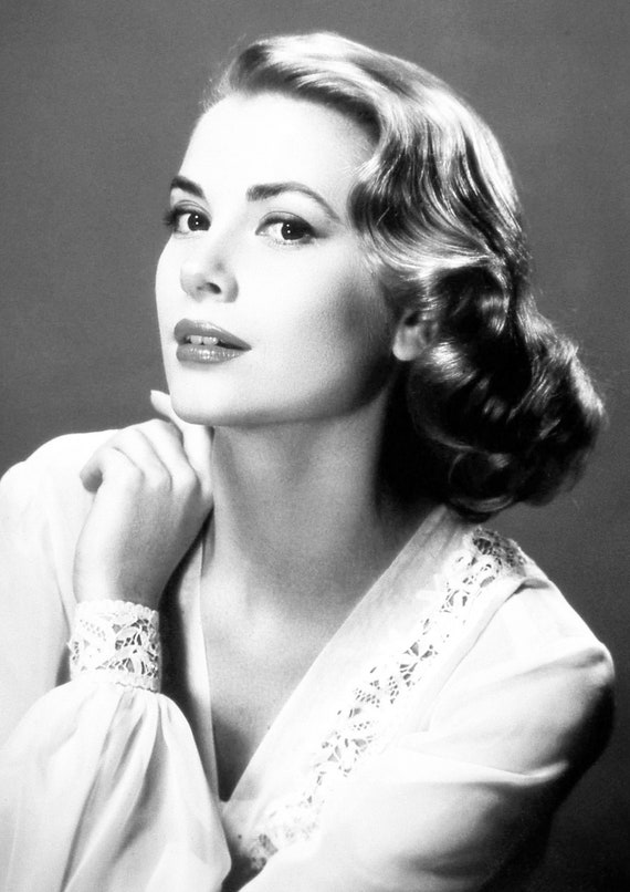 Grace Kelly Monochrome Photo Print 07 A4 Size 210 X 297mm | Etsy