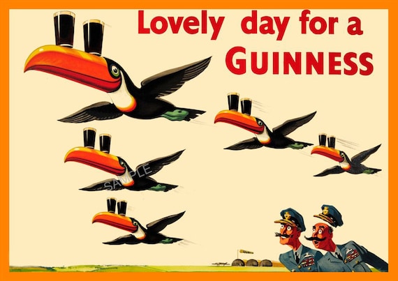 Guinness Reproduction Lovely Day For A - Etsy 日本