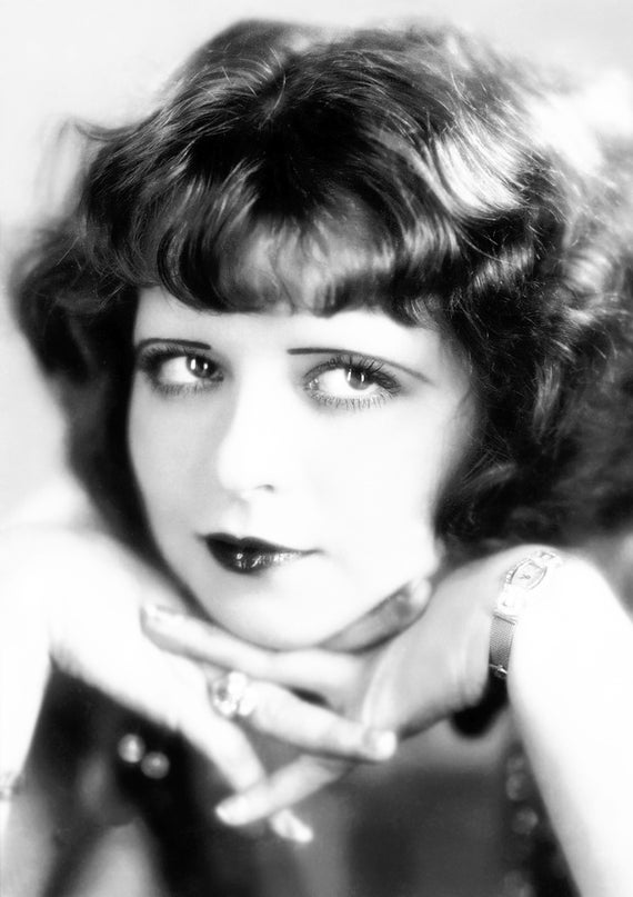 Clara Bow Monochrome Photo Print 06 A4 Size 210 X 297mm - Etsy