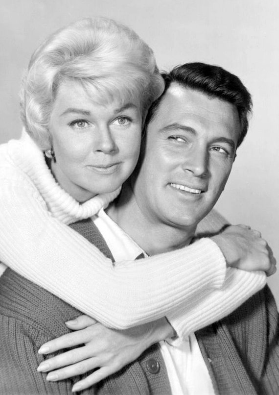 Hollywood Romance Doris Day & Rock Hudson Pillow Talk Etsy
