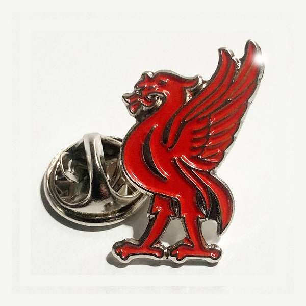 Liver Bird - Top Quality Enamel Pin Badge - Liverpool Football Club. (15mm W x 22mm H)