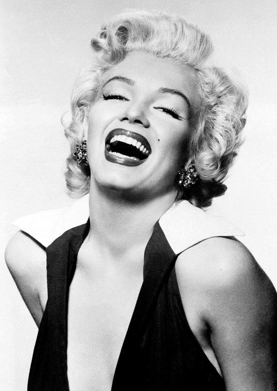 Marilyn Monroe Monochrome Photo Print 47 A4 Size 210 X Etsy