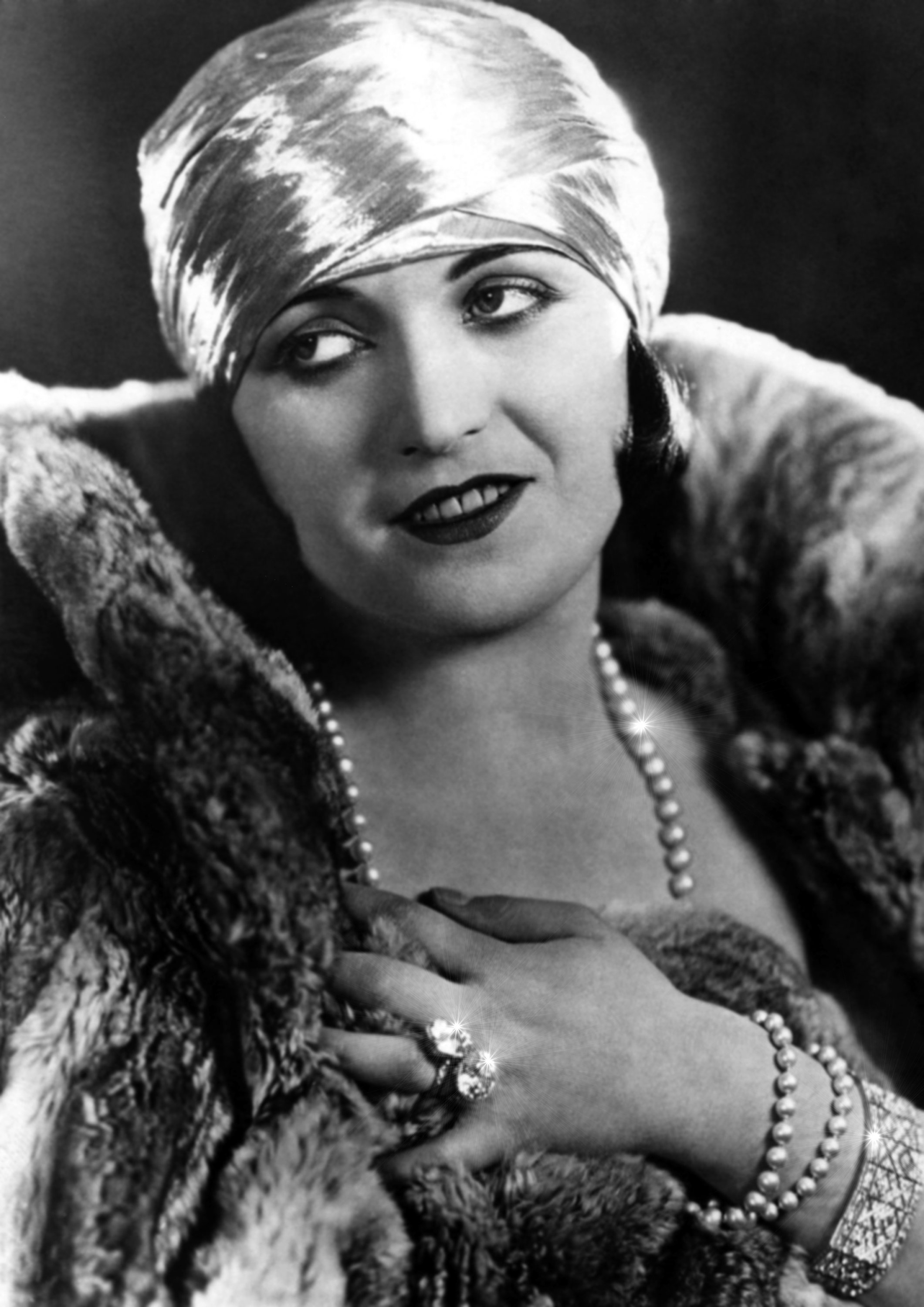 Pola Negri Monochrome Photo Print 04 Size 210 X 297mm Etsy Norway