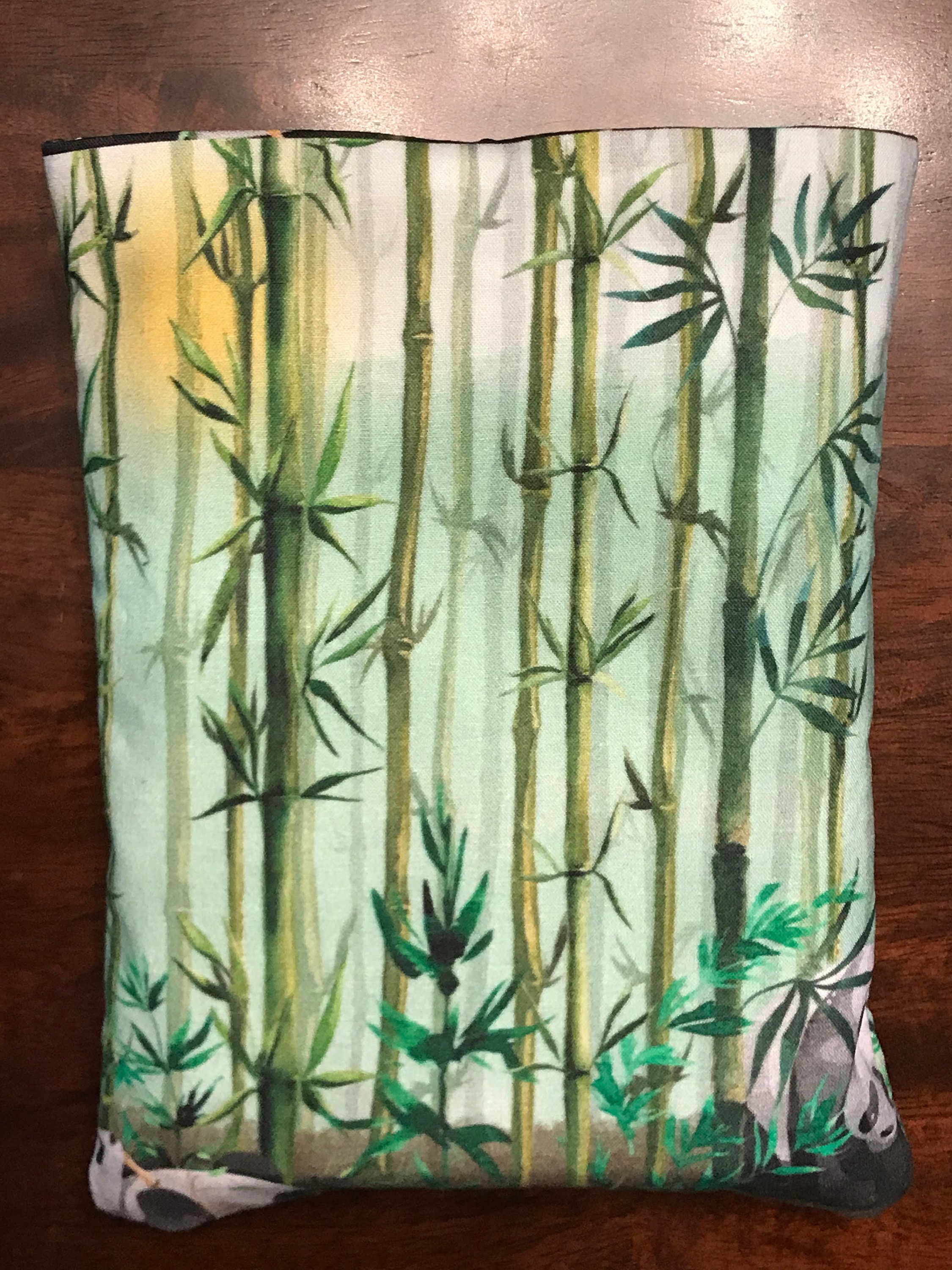 Pandas in a Bamboo Forest book sleeve medium sized Etsy