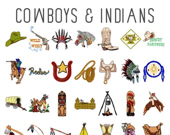 Rodeo Embroidery Designs | Etsy