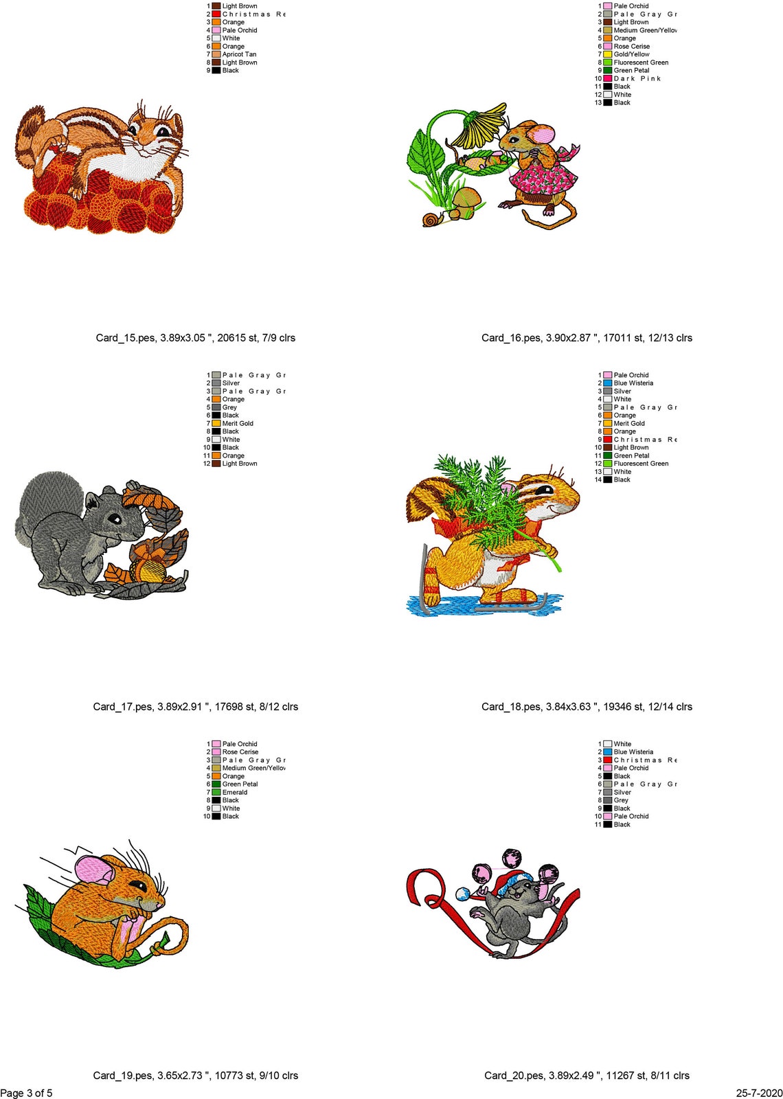 25 Woodland Animal Machine Embroidery Designs, Forest Animal Embroidery ...