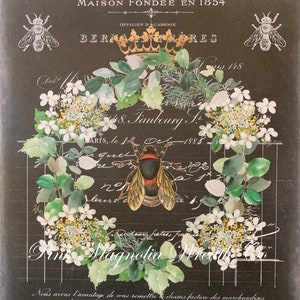 French bee sign