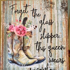 Cowgirl sign