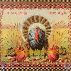 Thanksgiving turkey sign