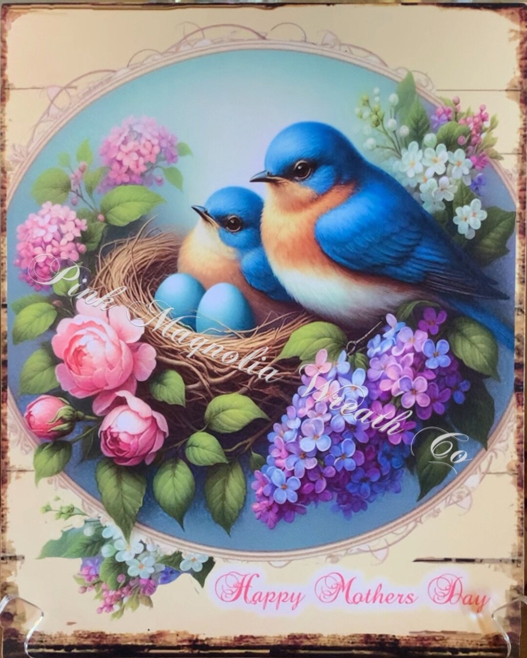 Mother’s Day Bluebird Sign - Etsy