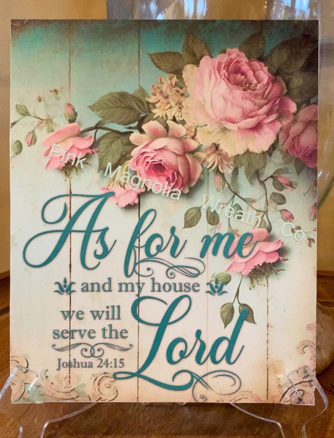 As for Me and My House We Will Serve the Lord - Etsy