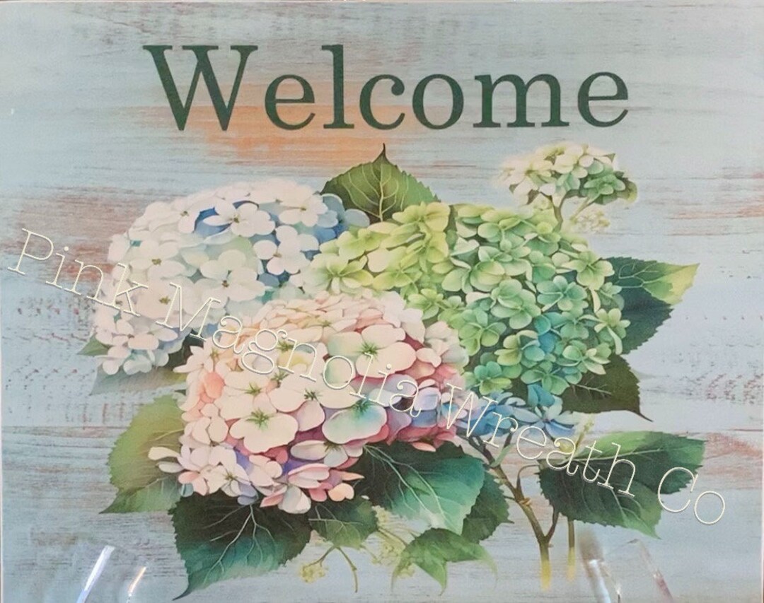 Hydrangea Sign - Etsy