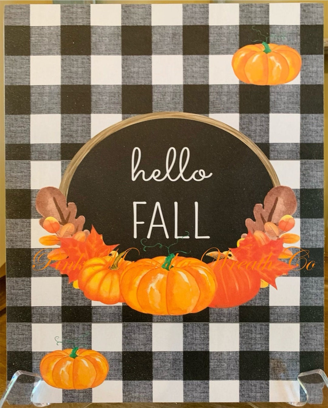 Hello Fall Cartoon. Sign Hello Fall Sign - Etsy