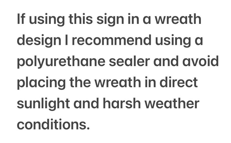 Porch wreath sign immagine 2