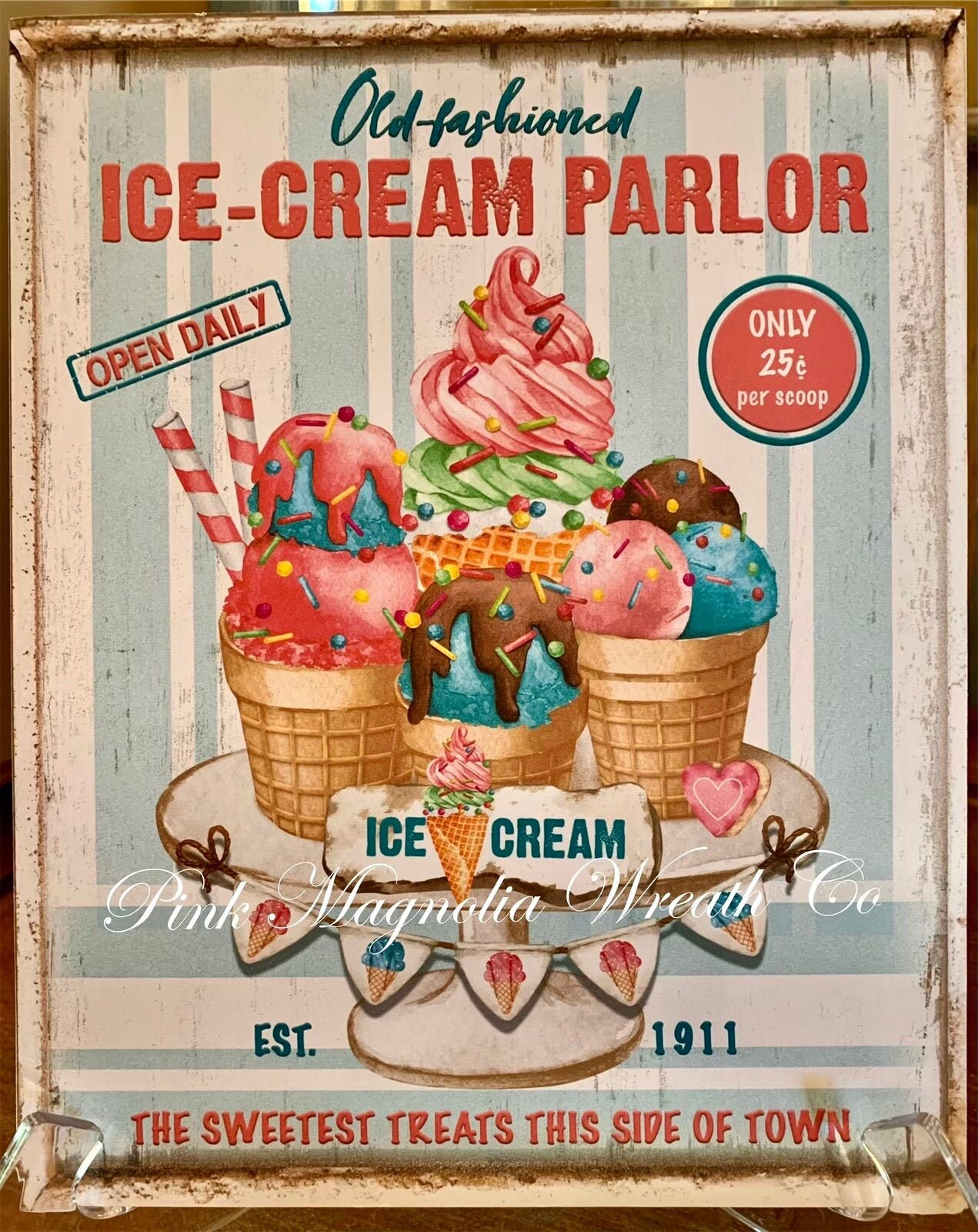 Ice Cream Parlor Sign Etsy