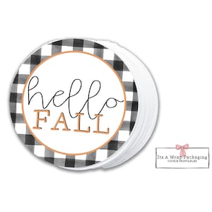 Fall Tag, Printable, Fall Cookie Tag, Fall Cookie Packaging, Fall Gift Tag, Hello Fall, Pumpkin