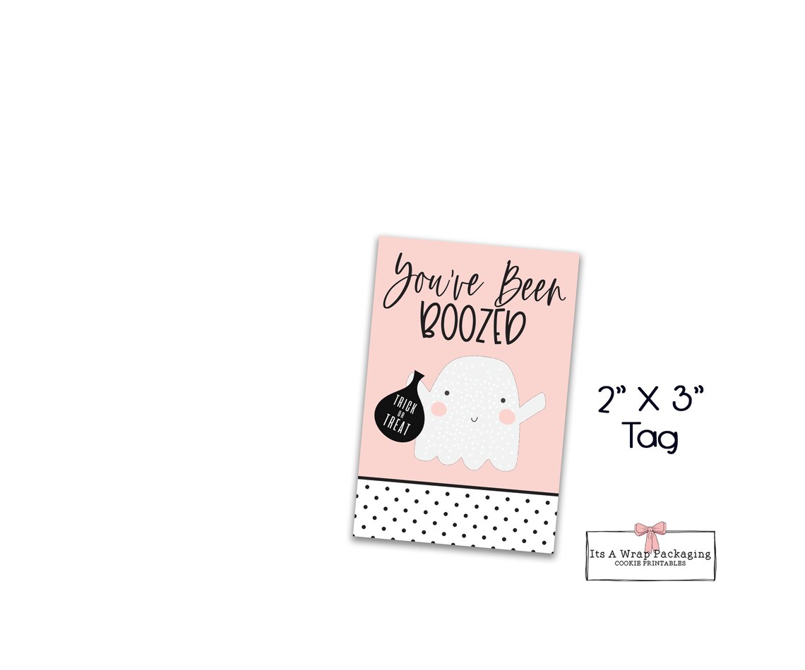 You've Been Boozed Printable 2 X 3 Tag - Etsy