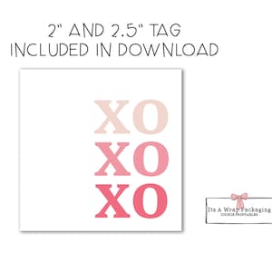 Valentines Tags, afdrukbare vierkante 2" en 2,5", Be Mine Tag, Be Mine Cookie Tag, Valentine Cookie Tag, Valentine Tags