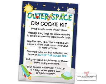 Outer Space Cookie - Etsy