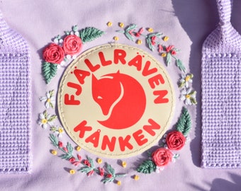 Broderad Fjällräven Kånken Ryggsäck