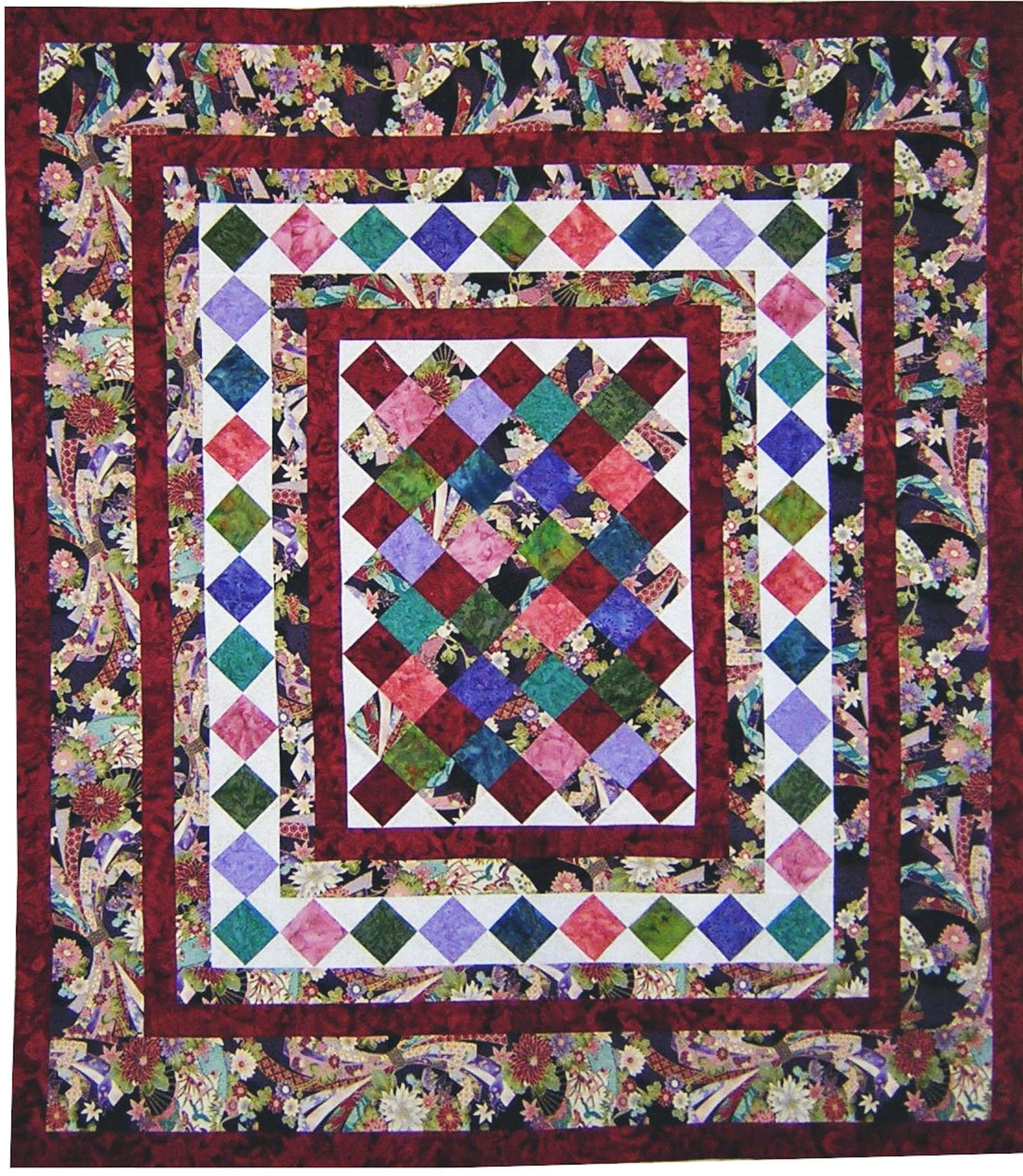 FINISHED QUILT Triple Treat Etsy
