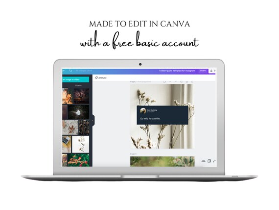 Twitter Page Layout Template