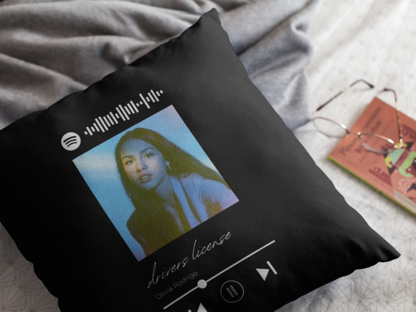 Custom Spotify Song Pillow Case or Pillow Favourite Song Etsy