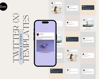 Twitter Quotes, Twitter Post Templates, Twitter Quote Canva Template, Twitter Post Template For Instagram, Simple Twitter Post Template