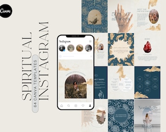 Mystic Instagram, Spiritual Coach Template, Spiritual Canva Template,  Spiritual Instagram,  Witchy Template, Withcy Instagram, Astrology