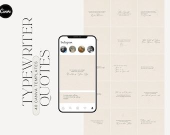 Typewriter Quotes, Typewriter Instagram, Author Template, Writers Instagram, Writers Quotes, Poetry Instagram, Poetry Template, Quote Canva