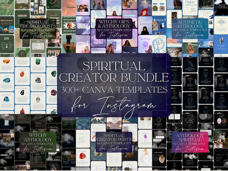 Spiritual Instagram Mystical Instagram Spiritual Templates - Etsy