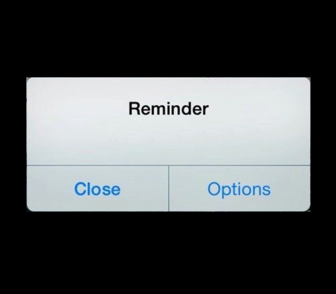 IPhone Reminder Notification Template Perfect for Quote Etsy