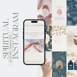 Spiritual Instagram Templates: Mystic Story & Post Designs (Canva)