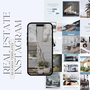 Realtor Instagram Templates: Real Estate Social Media (Digital Download)