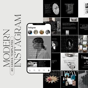 Modern Instagram, Artist Template, Artist Instagram, Artist Template, Dark Aesthetic Instagram, Social Media Posts, Tattoo Artist Template