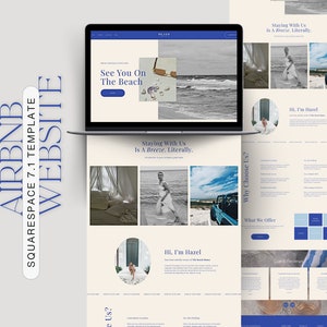 Squarespace Website Template: Airbnb, Hotel & Real Estate
